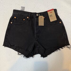 Levi's Women's Dark Denim 501 Shorts